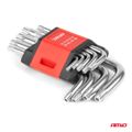 Torx kľúče CRV 9ks AMIO-01040