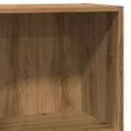 vidaXL Knižnica dub artisan 40x24x76 cm kompozitné drevo