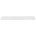 vidaXL Plávajúce nástenné police 4ks, lesklé biele 120x23,5x3,8cm, MDF