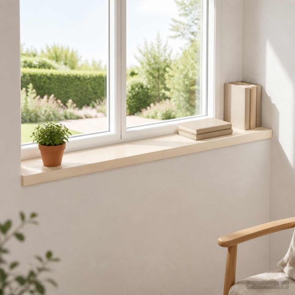 vidaXL Parapety 2 ks Biela 100 x 20 x 2 cm Masívne dubové drevo