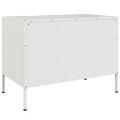 vidaXL TV skrinky 2 ks biele 68x39x50,5 cm oceľ