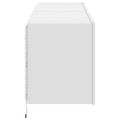 vidaXL TV nástenné skrinky s LED svetlami 2 ks biele 60x35x41 cm
