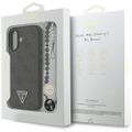 Puzdro Guess 4G Strap Triangle Logo MagSafe pre iPhone 17, čierna