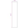 vidaXL Behúň LESAKA Hnedá 50 x 250 cm Diamantový zamat