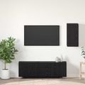 vidaXL Nástenný TV kabinet 30,5 x 30 x 60 cm Čierny dub