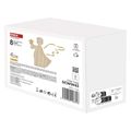 LED dekorácia drevená – anjel, 13 cm, 2x AAA, vnútorne, teplá biela, časovač