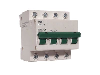 Jistič DC 13 A/C 4P VCX XYDB7-13A, DC 1000 V, na DIN lištu