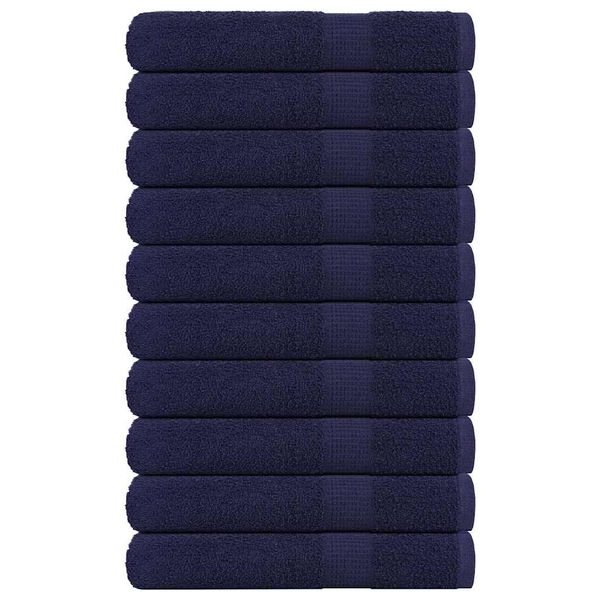 vidaXL Saunové osušky FROGN 10 ks námornícka modrá 80x200 cm 360 g/m²