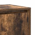 vidaXL Servírovacia skriňa Dymová dub 135 x 41 x 75 cm