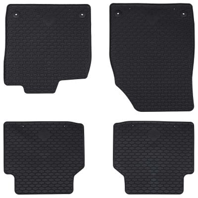 vidaXL Autokoberec 4 pcs Čierna vhodné pre Audi Q4 etron 2022- Guma