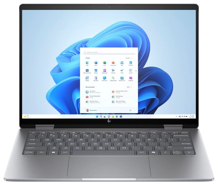 HP Envy x360/14-fa0003nc/R7-8840HS/14"/2880x1800/T/16GB/1TB SSD/AMD int/W11P/Gray/2R Notebook, Ryzen 7 8840HS, 16GB DDR5, 1TB SSD, AMD Radeon 780M, 14" 2,8K OLED dotykový 120Hz, W11P, stříbrný