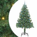 vidaXL Vianočný stromček Zelená 210 cm PVC