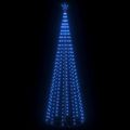 vidaXL Vianočný stromček, kužeľ, 330 LED, modré svetlo 100x300 cm