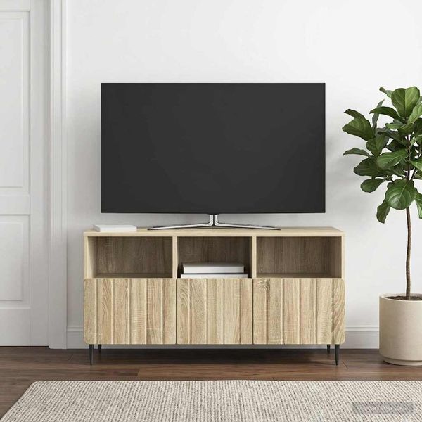 vidaXL TV skrinka Dub sonoma 102 x 34,5 x 50 cm Kompozitné drevo