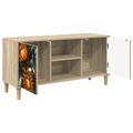 vidaXL TV skrinka LOCHEM 102 x 33 x 50 cm Sonoma Kompozitné drevo