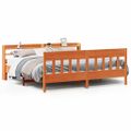 vidaXL Posteľ bez matraca voskovo hnedá 180x200 cm masívna borovica