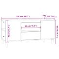vidaXL TV skrinka lesklá biela 102x44,5x50 cm spracované drevo
