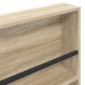 vidaXL Regál na časopisy s poličkou 2 ks Sonoma dub 60 x 12 x 70 cm