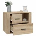 vidaXL Nočný stolík dub sonoma 60x36x45 cm spracované drevo