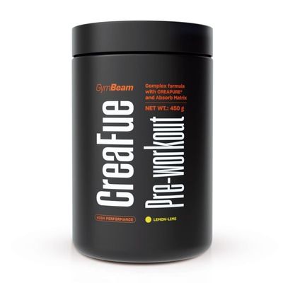 CreaFue Pre-workout - GymBeam, citrón limetka