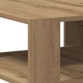 vidaXL Konferenčný stolík Artisan Dub 58x58x40 cm Konštrukčné drevo