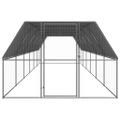 vidaXL Klietka pre sliepky 3x12x2 m pozinkovaná oceľ