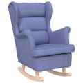 vidaXL Hojdacie kreslo Jeans Blue 74x90x102 cm Látka