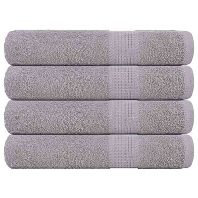 vidaXL Uteráky FROGN 4 ks sivé 100x200 cm 360 g/m²