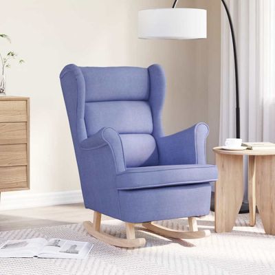 vidaXL Hojdacie kreslo Jeans Blue 74x90x102 cm Látka