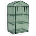 vidaXL 3-regálov mini skleník 69x49x125 cm