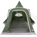 vidaXL Teepee stan pre 5 osôb 5 osoba Zelená