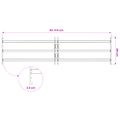 vidaXL Zabezpečovacia mriežka na okná s 3 priečkami 93-174 cm