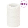 vidaXL Lodné lano biele 2 mm 100 m polypropylén