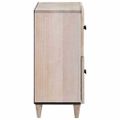 vidaXL Servírovacia skriňa Bielená biela 60 x 33 x 75 cm