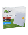 Q-113P LED panel 6W 660lm 4000K biely - štvorcový prisadený Qtec