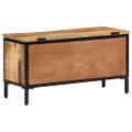 vidaXL Úložný box 82x30x43 cm masívny surový mangovník