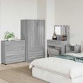 vidaXL Úložná skrinka 80 x 31 x 81 cm Kompozitné drevo Sivý Sonoma