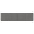 vidaXL Nástenné panely 12 ks bledosivé 60x15 cm látkové 1,08 m²