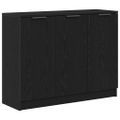 vidaXL Servírovacia skriňa Čierny dub 90,5 x 30 x 70 cm