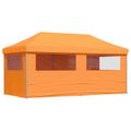 vidaXL Párty stan 292 x 580 x 315 cm Oranžová Oxfordská látka