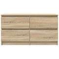 vidaXL TV skrinka Dub Sonoma 100x35x54 cm Konštrukcia dreva