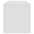vidaXL TV skrinka s LED svetlami, lesklá biela 140x36,5x40 cm