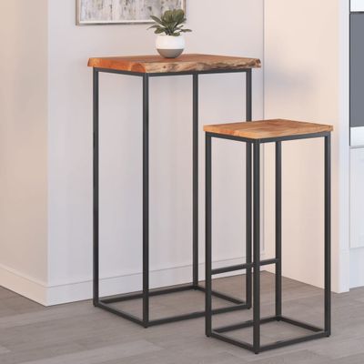 vidaXL Stolová doska 40x40x2,5 cm obdĺžnik masívna akácia živá hrana