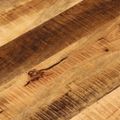 vidaXL Stolová doska Ø 80x1,5 cm okrúhla masívny surový mangovník