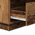 vidaXL Nočný stolík Staré drevo 71 x 34,5 x 75 cm Kompozitné drevo