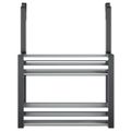 vidaXL Organizér pod umývadlo 34x12x26 cm hliníkový