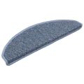 vidaXL Samolepiace nášľapy na schody vzhľad sisal 30ks 65x21x4cm modré