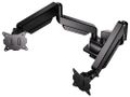 Endorfy držák monitorů Atlas GS Pro Double / 2 monitory max. 16 kg a 34"/42" / pivot / VESA / plynová pružina / Držák, VESA, stolní, pro dva monitory, úhloprícka až 34"/42, nosnost 2× 16kg, náklon -35° až +25°, otácení ±90°, pivot ±180°, rot