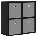 vidaXL Servírovacia skriňa Čierny dub 59,5 x 27 x 57 cm