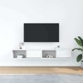 vidaXL TV skrinky 2 ks biele 80x31x25,5 cm kompozitné drevo